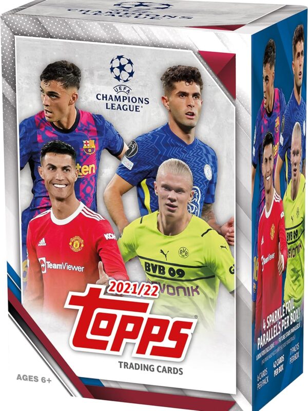 2021-22 Topps UEFA Champions League Collection Blaster Box - Sealed - supplier
