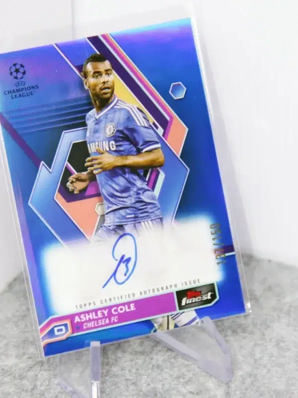 2022-23 Ashley Cole #A-AC Topps Finest UEFA Champions League Autograph SN#137 - stand