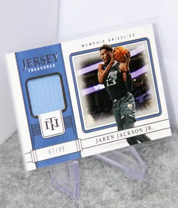 2022-23 Jaren Jackson Jr. #JT-ERA Panini National Treasures Jersey Treasures SN#67 - stand