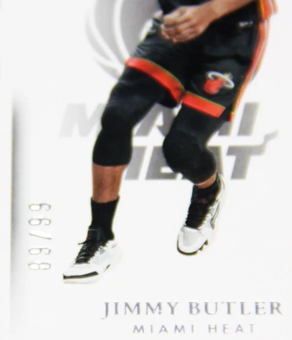 2022-23 Jimmy Butler #125 Panini NOIR Icon Edition SN#89 - detail