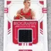 2022-23 Lauri Markkanen #BGM-MAR Panini National Treasures Biography Materials SN#15 - front