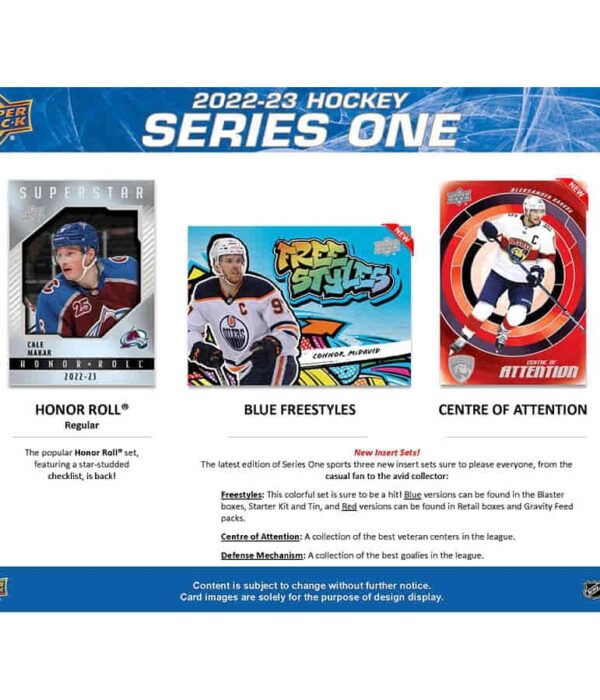 2022-23 Upper Deck Hockey Series 1 Blaster Box - Sealed - supplier3
