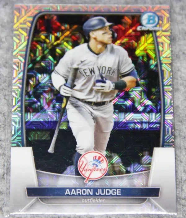 2022 Aaron Judge #90 Topps Bowman Chrome Mojo Refractor - front
