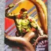 2022 Drax #18 Upper Deck Marvel Fleer Ultra Avengers Silver Foil - front