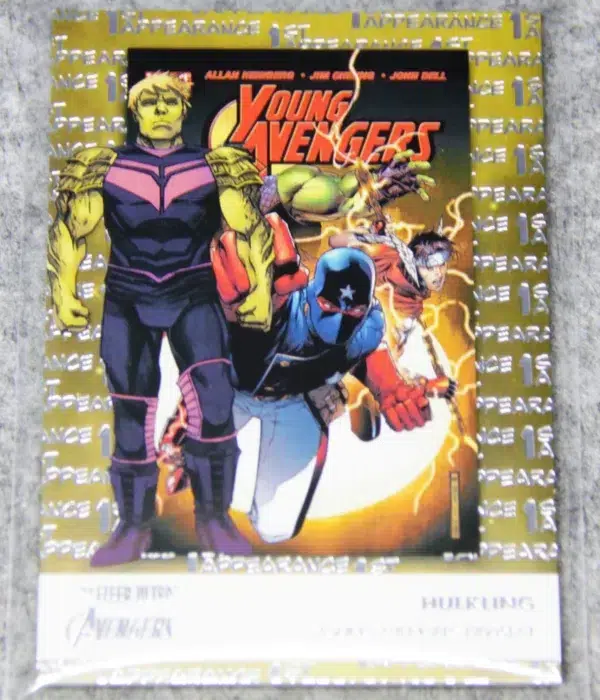 2022 Hulkling #FA-13 Upper Deck Marvel Fleer Ultra Young Avengers Silver Foil - front