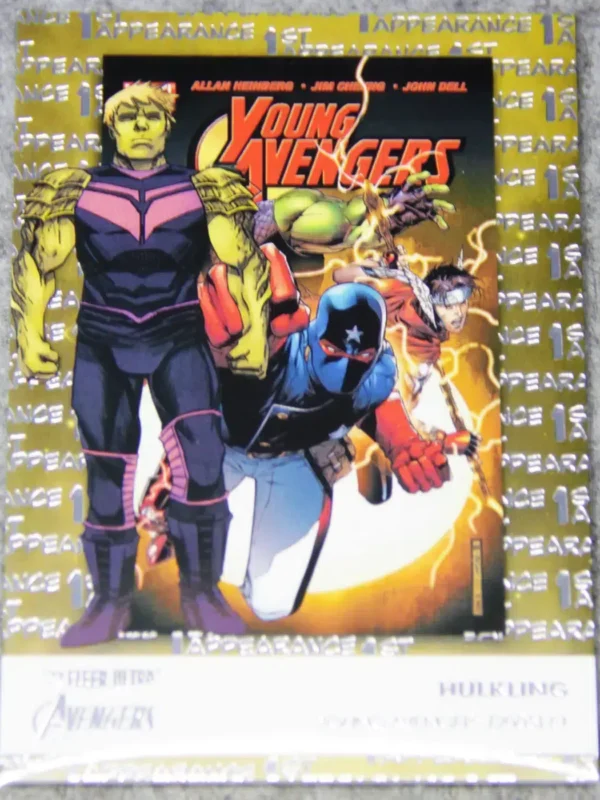 2022 Hulkling #FA-13 Upper Deck Marvel Fleer Ultra Young Avengers Silver Foil - front
