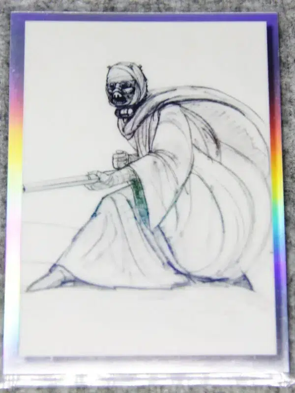 2022 Original Trilogy #OT-6 Topps Star Wars Galaxy Original Trilogy Concept Art Refractor - front