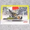 2022 Sergio Perez #189 Topps F1 Grand Prix Driver Of The Day Yellow Refractor SN#110 - front