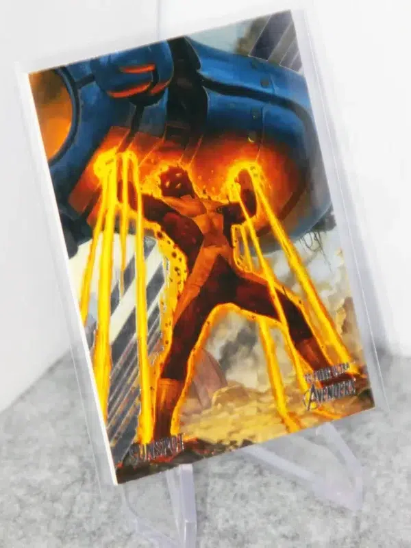 2022 Sunspot #74 Upper Deck Marvel Fleer Ultra Avengers Silver Foil - stand