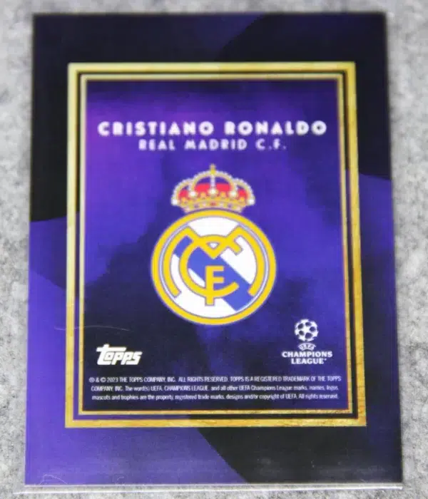 2023-24 Cristiano Ronaldo #2 Topps Deco UEFA Champions League Legends - back