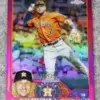 2023 Alex Bregman #205 Topps Chrome Magenta Refractor SN#318 - front