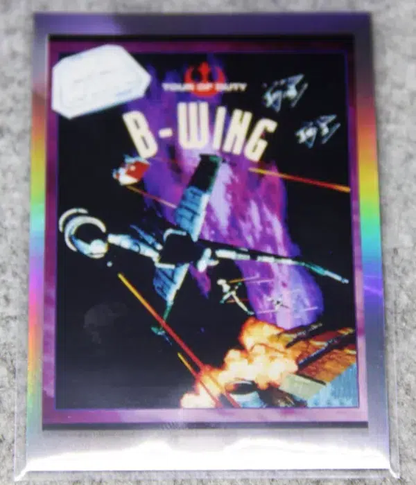 2023 B-Wing #GG-5 Topps Star Wars Galaxy X-Wing Tour Of Duty Gameplay Galaxy Art - front