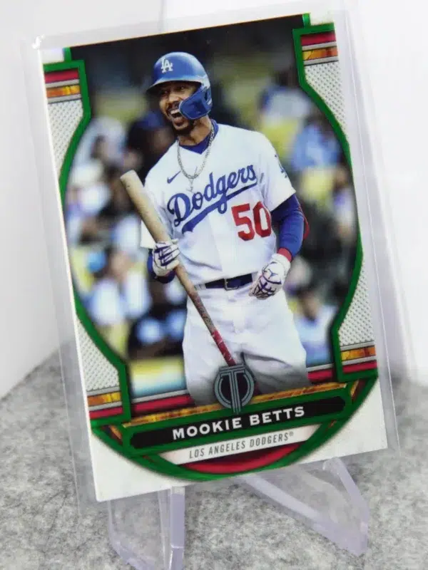 2023 Mookie Betts #45 Topps Tribute Green Parallel SN#65 - stand
