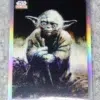 2023 Old Master Yoda #41 Topps Star Wars Galaxy Prism Refractor - front