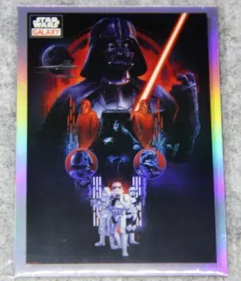 2023 The Dark Side #81 Topps Star Wars Galaxy Prism Refractor - front