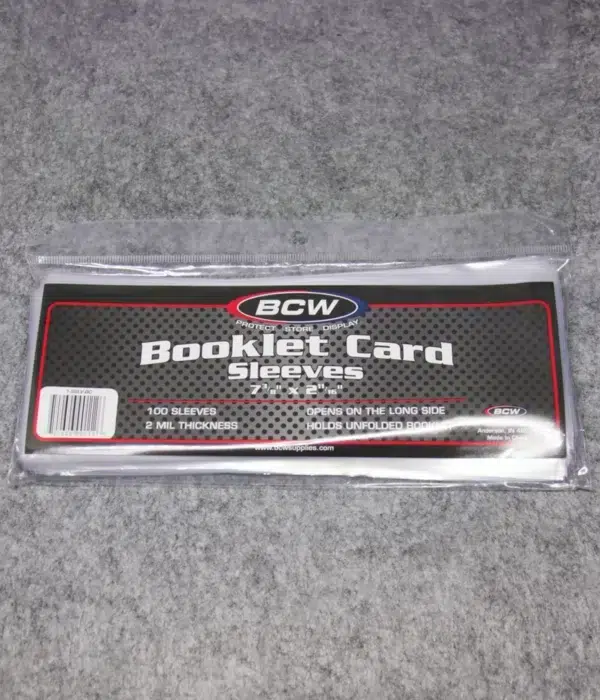 BCW Booklet Card Sleeves - front