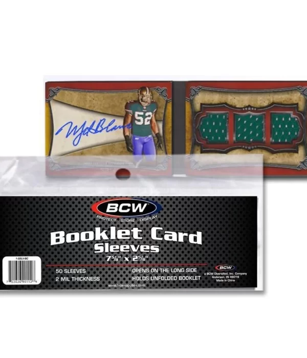 BCW Booklet Card Sleeves - supplier