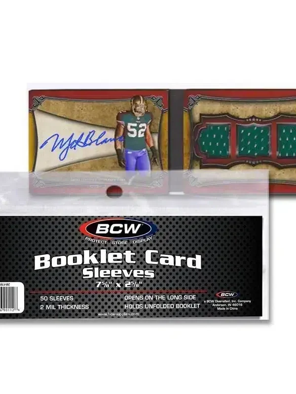 BCW Booklet Card Sleeves - supplier