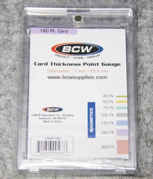 BCW Magnetic Card Holder 180pt - back
