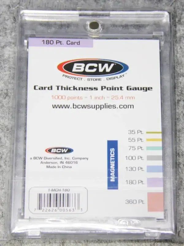 BCW Magnetic Card Holder 180pt - back