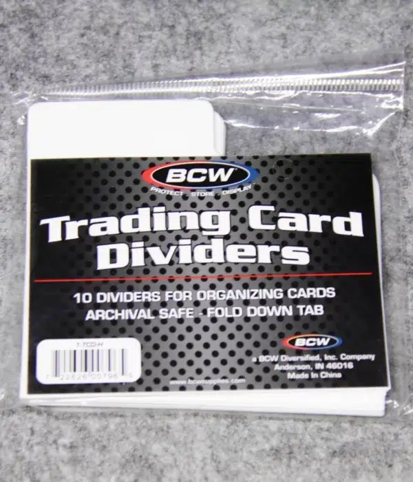 BCW Trading Card Dividers Horizontal - front