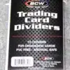 BCW Trading Card Dividers - front