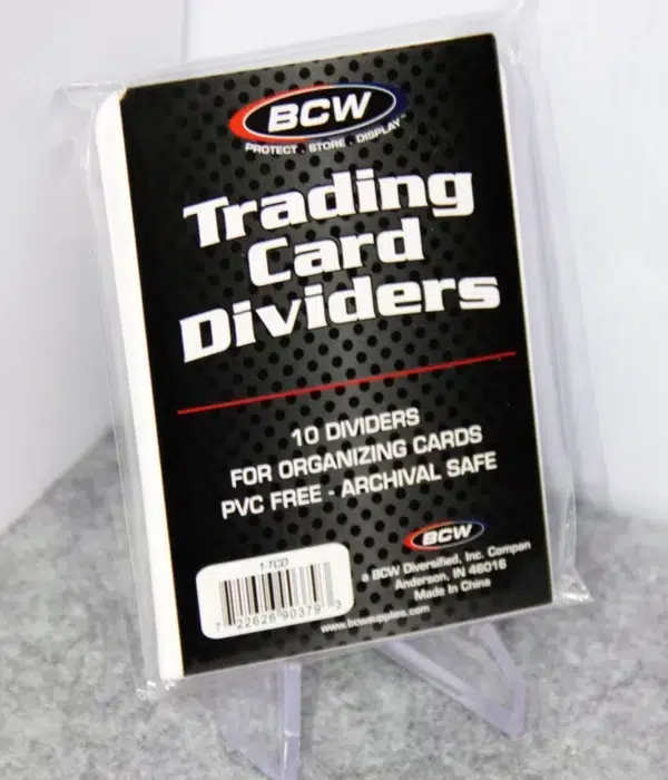 BCW Trading Card Dividers - stand