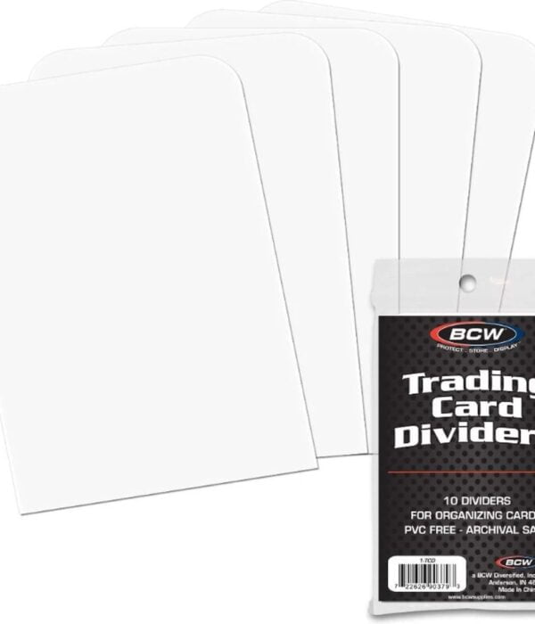 BCW Trading Card Dividers - supplier