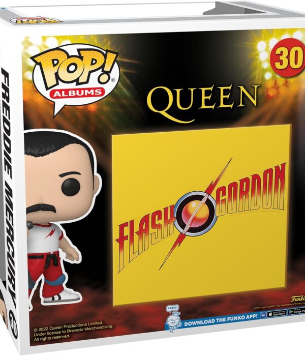 Funko POP! Albums Queen Freddie Mercury #30 Flash Gordon + Vinyl Figure - back