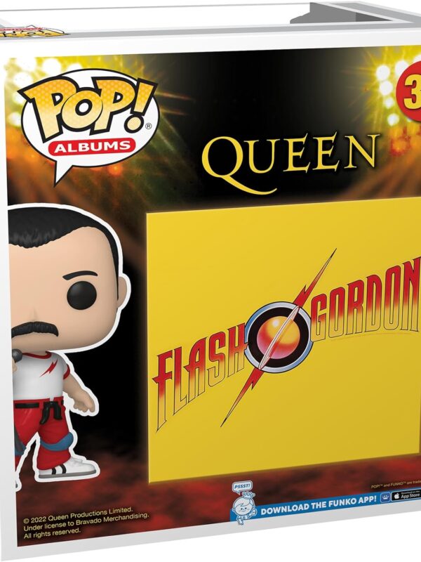 Funko POP! Albums Queen Freddie Mercury #30 Flash Gordon + Vinyl Figure - back