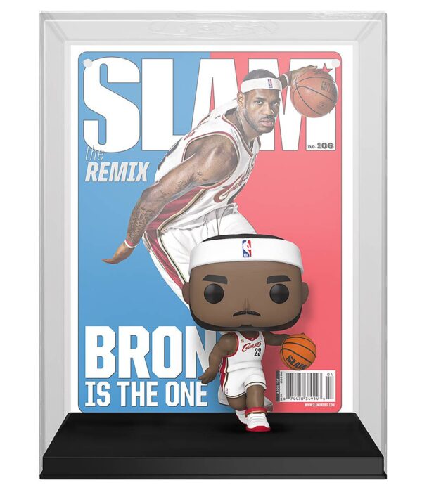 Funko POP! Lebron James #19 Cleveland Cavaliers NBA Slam Magazine Cover + Vinyl Figure - box