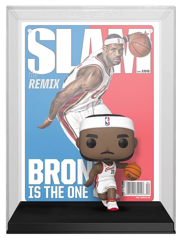 Funko POP! Lebron James #19 Cleveland Cavaliers NBA Slam Magazine Cover + Vinyl Figure - box