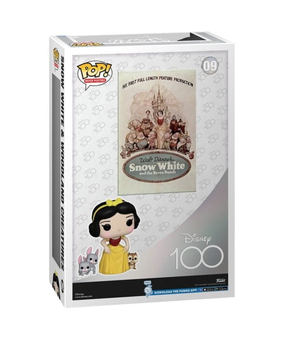 Funko POP! Movie Posters Snow White & Woodland Creatures #09 Disney 100 + Vinyl Figure - back