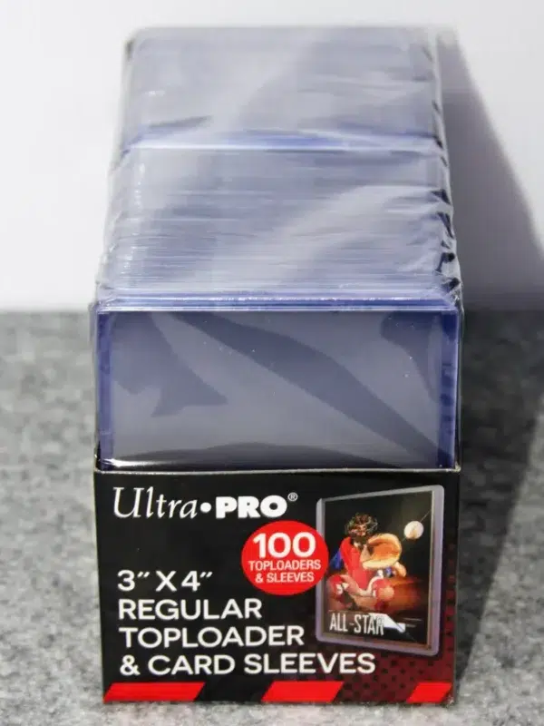 Ultra PRO Regular Toploaders 3 x 4 35pt & Card Sleeves Combo - front