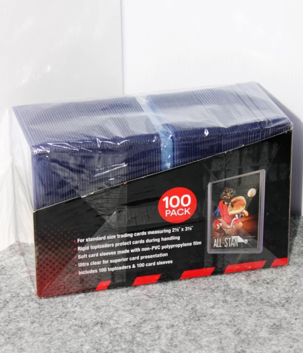 Ultra PRO Regular Toploaders 3 x 4 35pt & Card Sleeves Combo - side