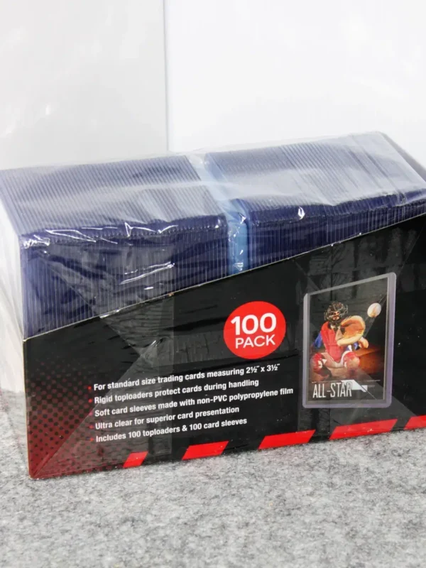 Ultra PRO Regular Toploaders 3 x 4 35pt & Card Sleeves Combo - side