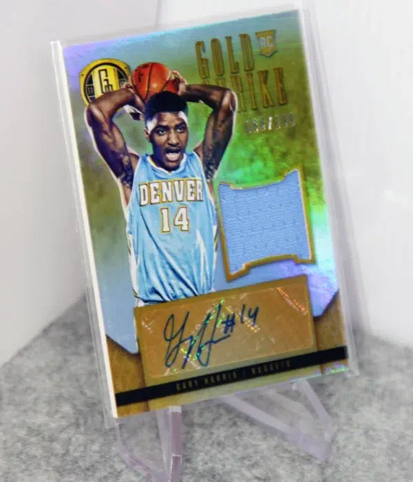 2014-15 Gary Harris #31 Panini Gold Standard Gold Strike Auto RC SN#180 - stand