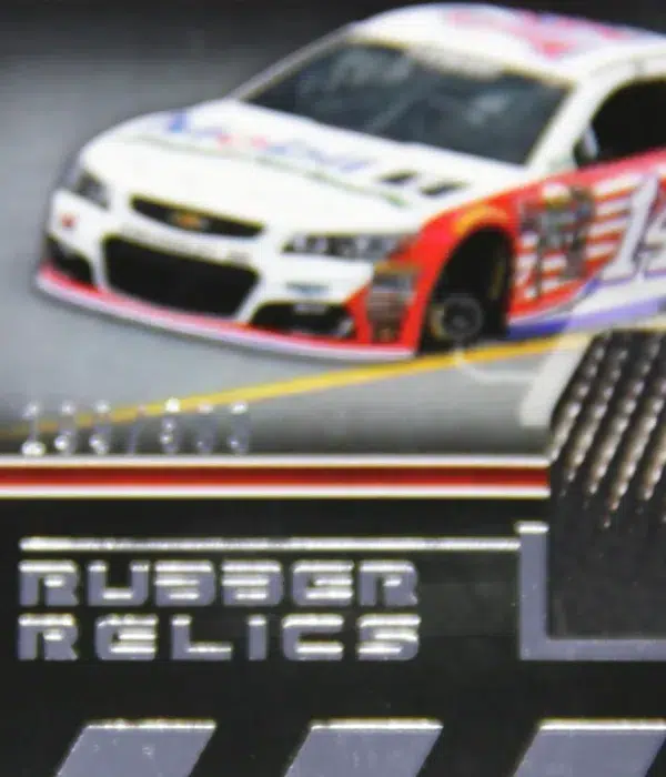 2016 Tony Stewart #RR-TS Panini Nascar Torque Rubber Relics SN#199 - detail