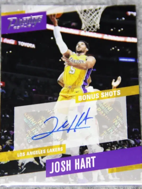 2017-18 Josh Hart #59 Panini Prestige Bonus Shots Signatures - front