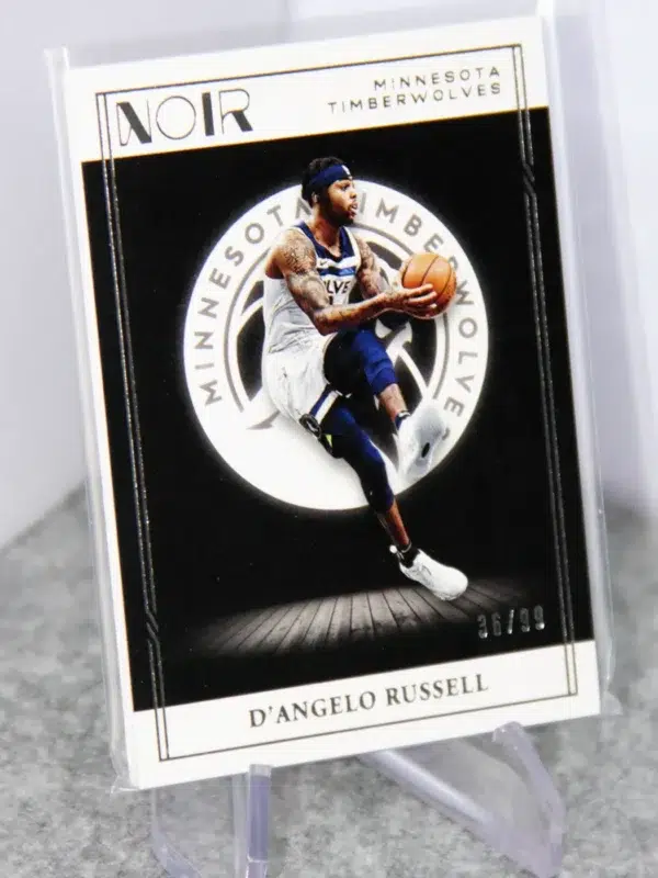 2020-21 D'Angelo Russell #31 Panini Noir Association Edition SN#36 - stand