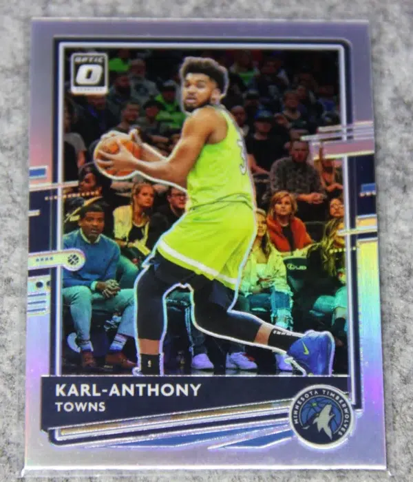 2020-21 Karl-Anthony Towns #79 Panini Donruss Optic Silver Prizm - front