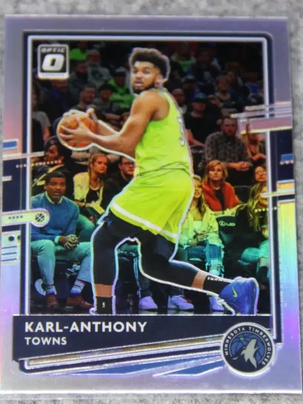 2020-21 Karl-Anthony Towns #79 Panini Donruss Optic Silver Prizm - front