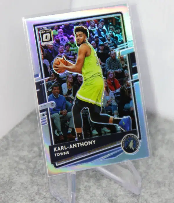 2020-21 Karl-Anthony Towns #79 Panini Donruss Optic Silver Prizm - stand
