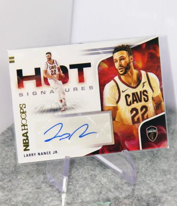 2020-21 Larry Nance Jr. #HS-LNJ Panini NBA Hoops Hot Signatures - stand
