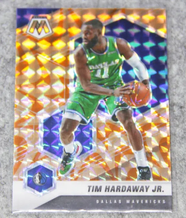 2020-21 Tim Hardaway Jr #130 Panini Mosaic Reactive Orange Prizm - front