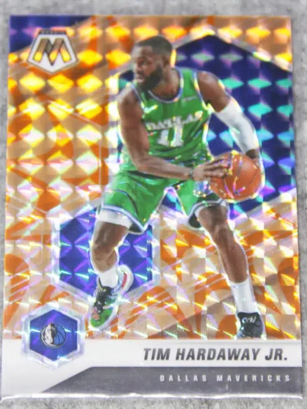 2020-21 Tim Hardaway Jr #130 Panini Mosaic Reactive Orange Prizm - front