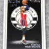 2021-22 Russell Westbrook #127 Panini Noir Icon Edition SN#19 - front