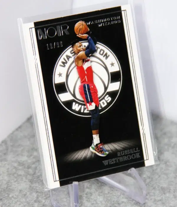 2021-22 Russell Westbrook #127 Panini Noir Icon Edition SN#19 - stand