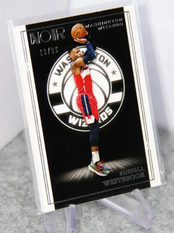 2021-22 Russell Westbrook #127 Panini Noir Icon Edition SN#19 - stand