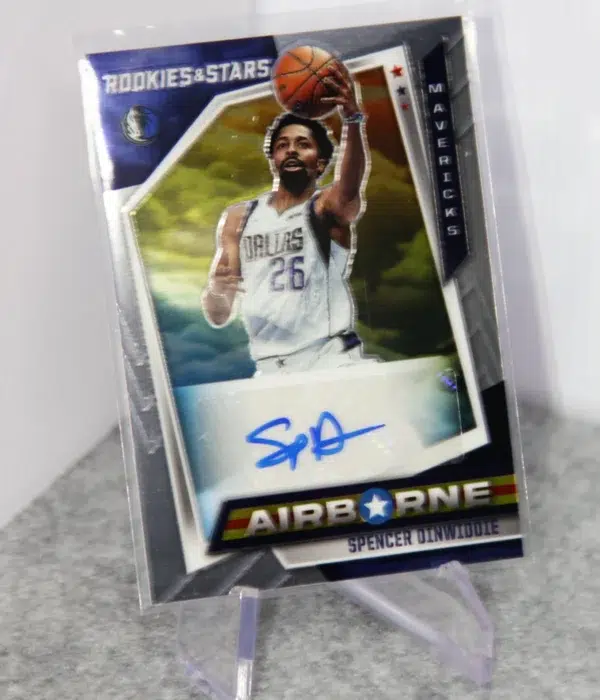 2021-22 Spencer Dinwiddie #AIR-SDW Panini Chronicles Rookies and Stars Airborne SN#64 - stand